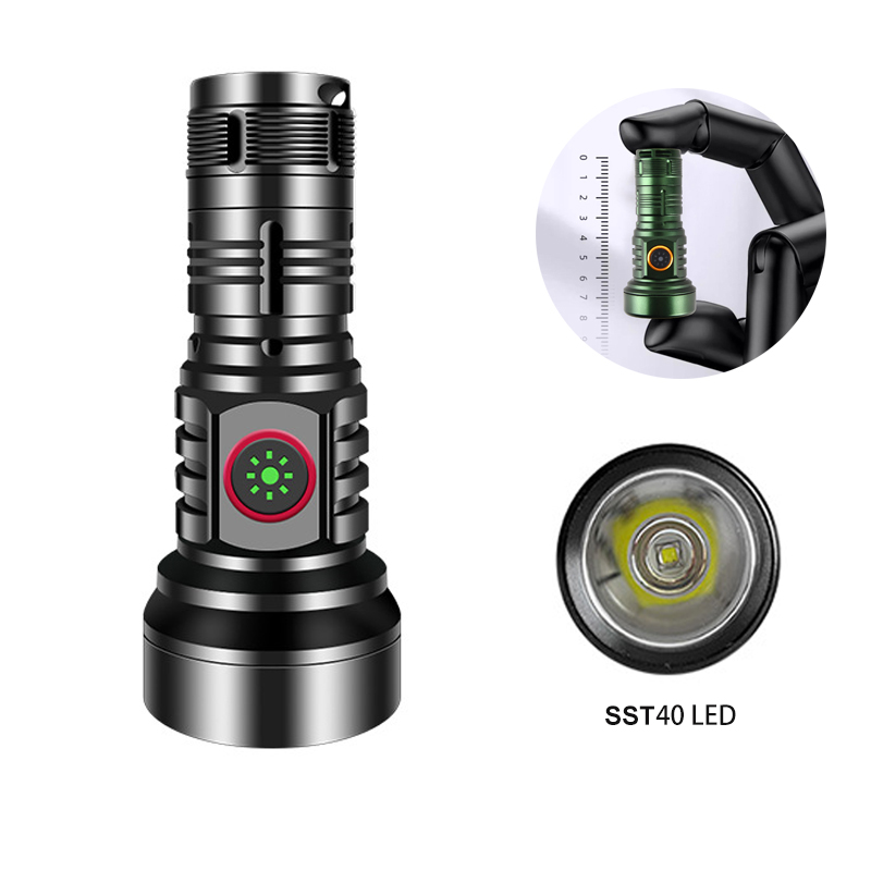 Edc (Every Day Carry - SST40 LED el feneri tip-c USB