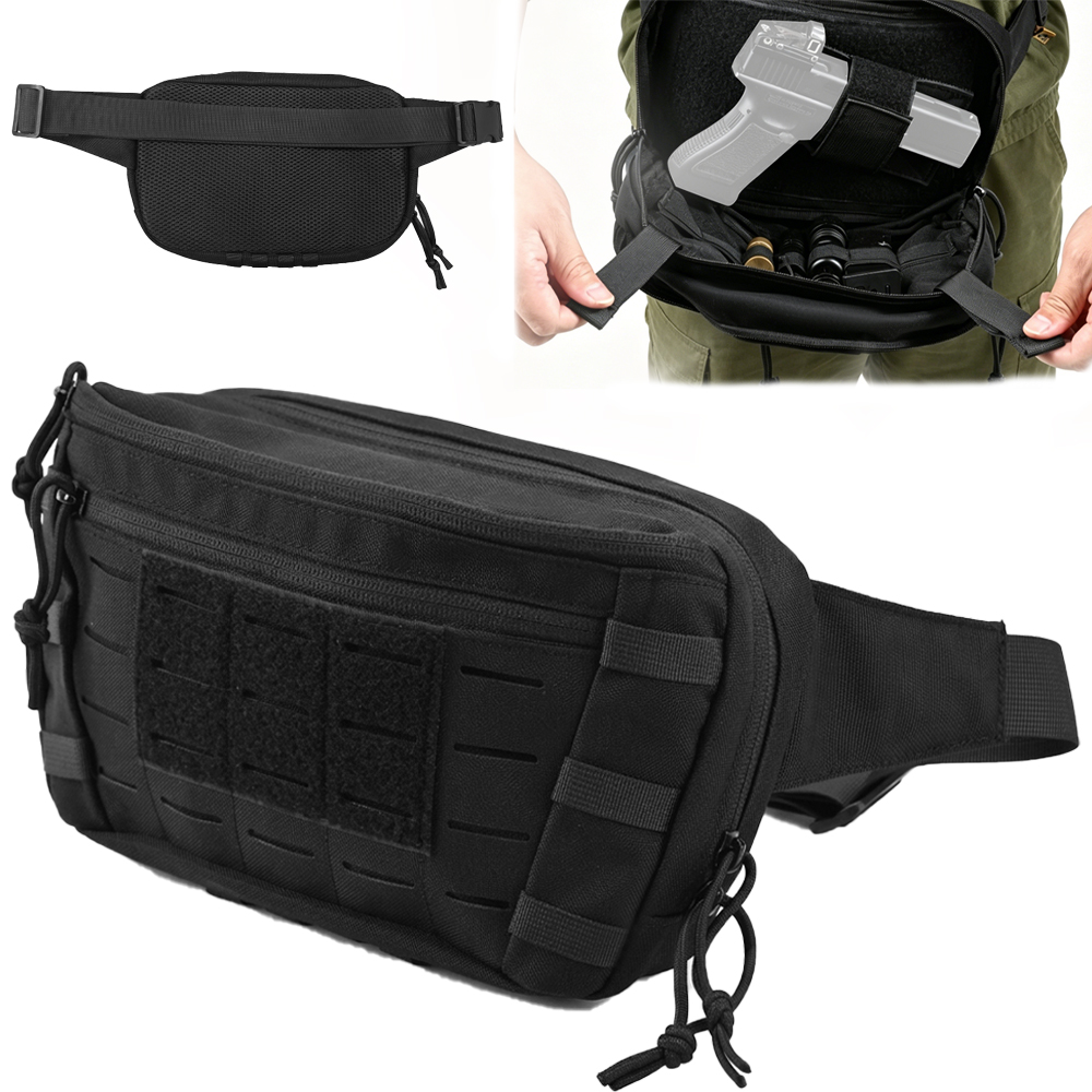 Edc Pistol Carry Bag - Taktik Tabanca Bel Çantası CCW Fanny