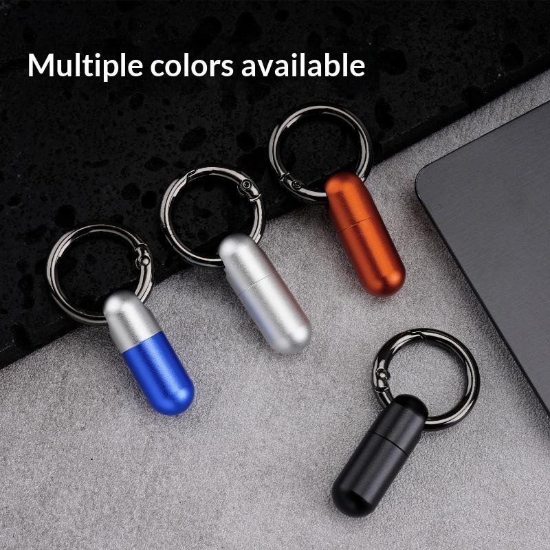 Edc Pill Carry - YENİ Alüminyum Alaşımlı Su Geçirmez Hava