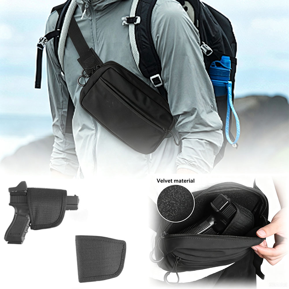 Edc Pistol Carry Bag - Gizli Taşıma Bel Çantası Taktik Bel