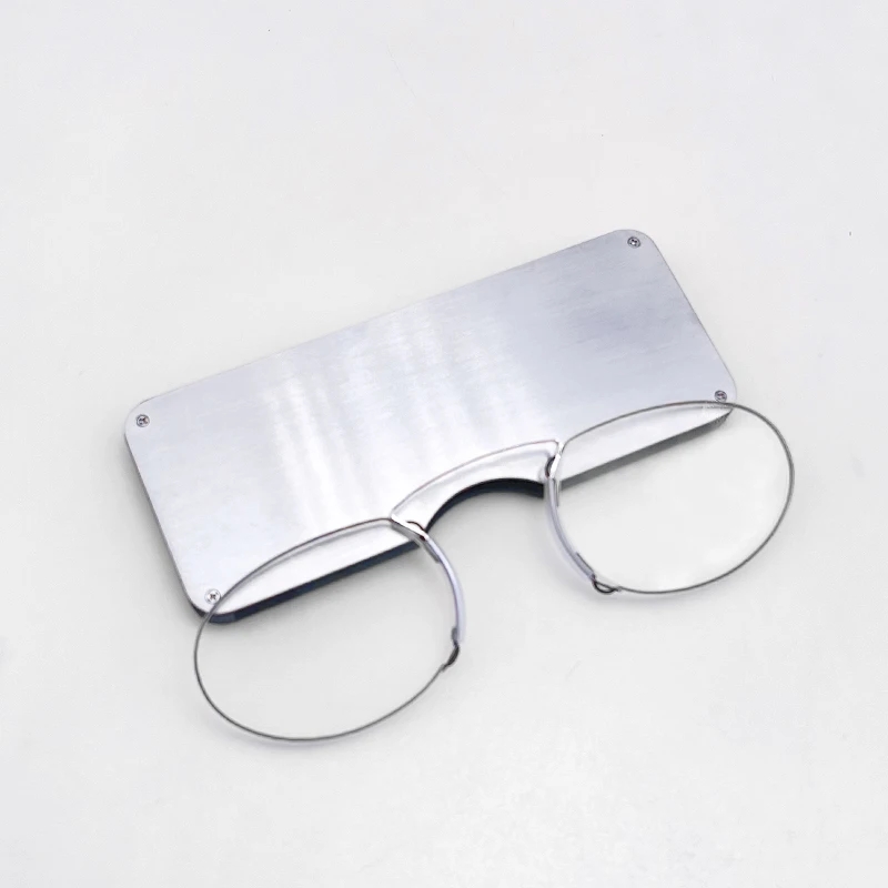 Wallet Slim Titanium - 2024 Titanyum Mini okuma gözlüğü Klip