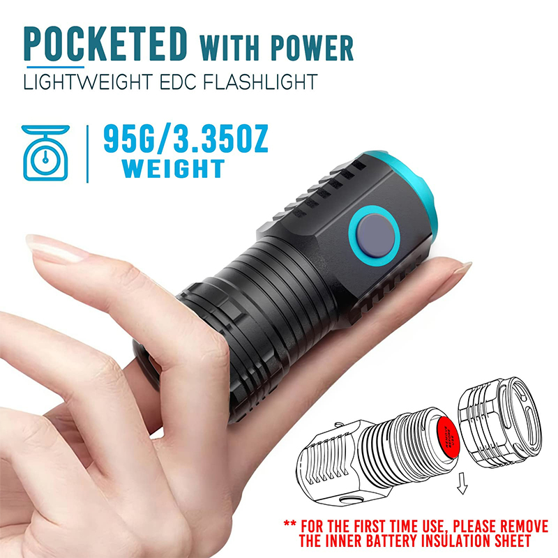 Tip-c USB şarj edilebilir cep  - Edc (Every Day Carry incelemesi ve fiyatı