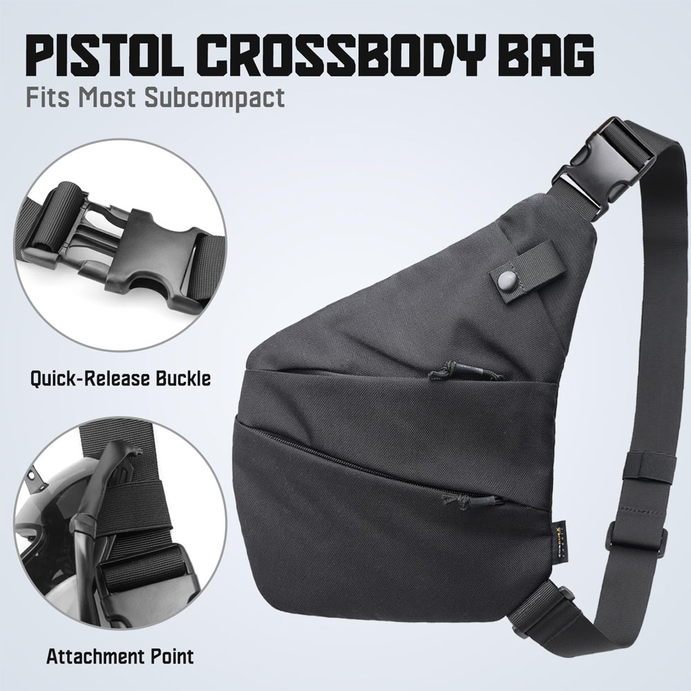 Taktik gizli silah taşıma çant - Edc Pistol Carry Bag incelemesi ve fiyatı