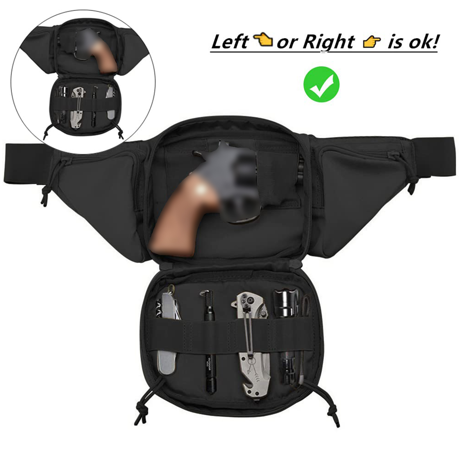 Taktik Fanny Paketi Silah Kılı - Edc Pistol Carry Bag incelemesi ve fiyatı